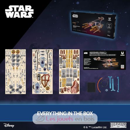 Anakin Skywalkers Podracer Mechanische Modell Bausatz U-70273 Ugears 9