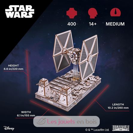 Star Wars TIE Fighter Mechanische Modell Bausatz U-70270 Ugears 2