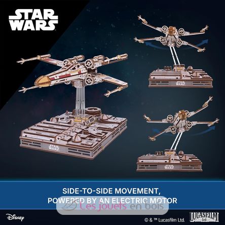 X-Wing von Luke Skywalker Mechanische Modell Bausatz U-70269 Ugears 8