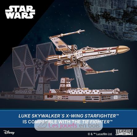X-Wing von Luke Skywalker Mechanische Modell Bausatz U-70269 Ugears 9