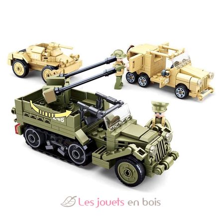 Army WWII - Schlacht-Set 552 Teile SL-M38-B0812 Sluban 2
