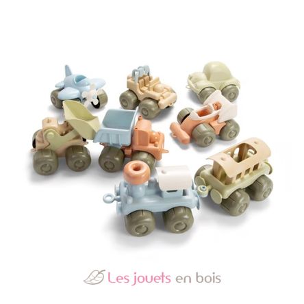 Fahrzeuge aus Biokunststoff 8 Stck DA6968 Dantoy 1