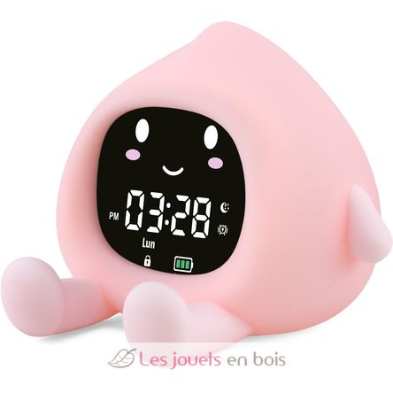 Nachtlicht und Wecker Pfirsich UL8149 Ulysse 1