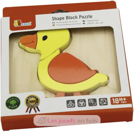 Holzpuzzle - Ente NCT-59929 Viga Toys 2