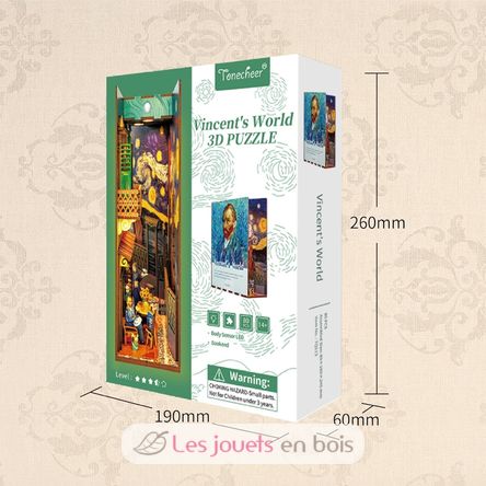 Book Nook Vincents Welt T-TQ113 Tonecheer 3