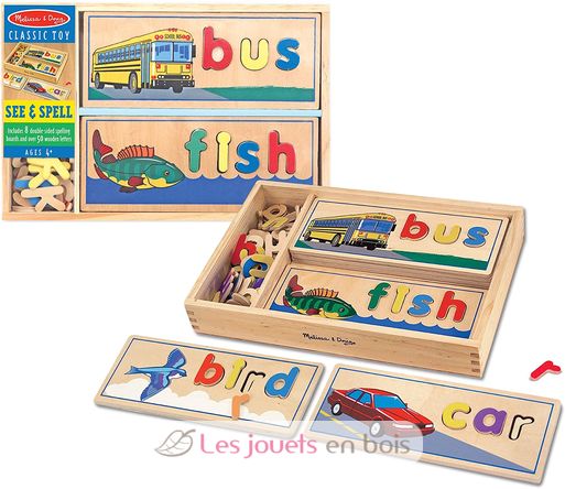 Sehen und buchstabieren auf Englisch MD-12940 Melissa & Doug 1