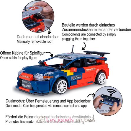 Sportwagen Citroën C4 WRC 329 Teile C51078W CaDA 4