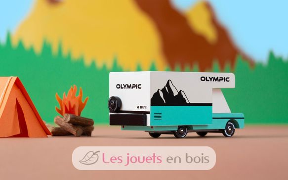 Olympic Camper Holzauto C-CNDWAS32 Candylab Toys 6