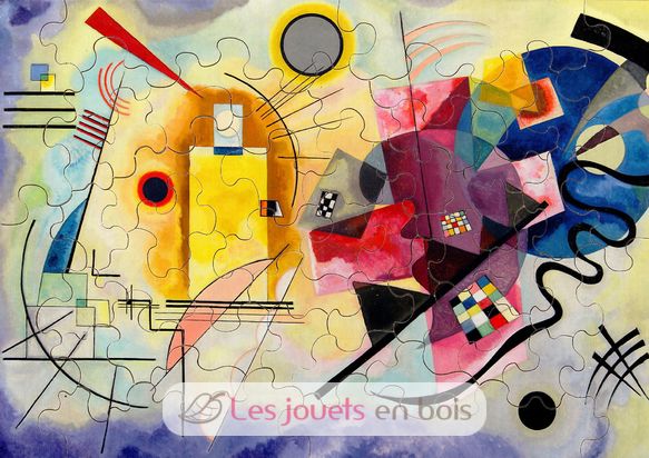 Gelb Rot Blau von Kandinsky K066-50 Puzzle Michele Wilson 1