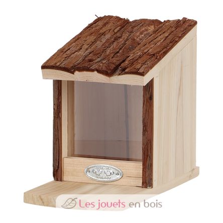 Eichhörnchen-Futterhaus mit Rindendach ED-WA107 Esschert Design 1