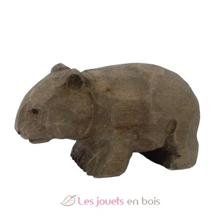 Figur Wombat aus Holz WU-40710 Wudimals 1