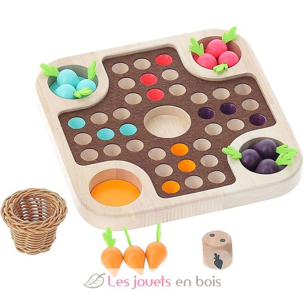 PferdeSpiel mit Gemüsegarten Vilac 2160 Brettspiel aus Holz