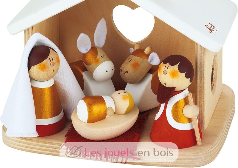 Weihnachtskrippe Sevi 81924 Weihnachtskrippe und figuren aus Holz