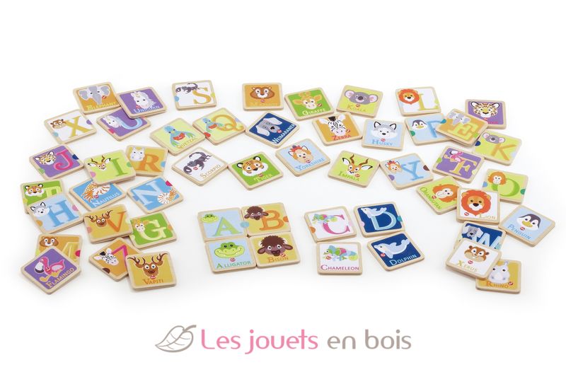 Memory Buchstaben - Sevi 88013 - hölzernes Lernspiel