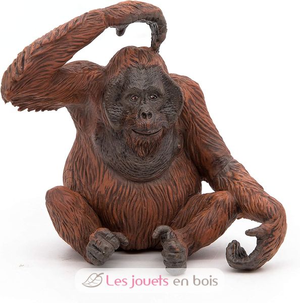 Design Toscano Baby-Orangutan Figur – Zum Aufhängen, Handbemalt, Aus Steinharz