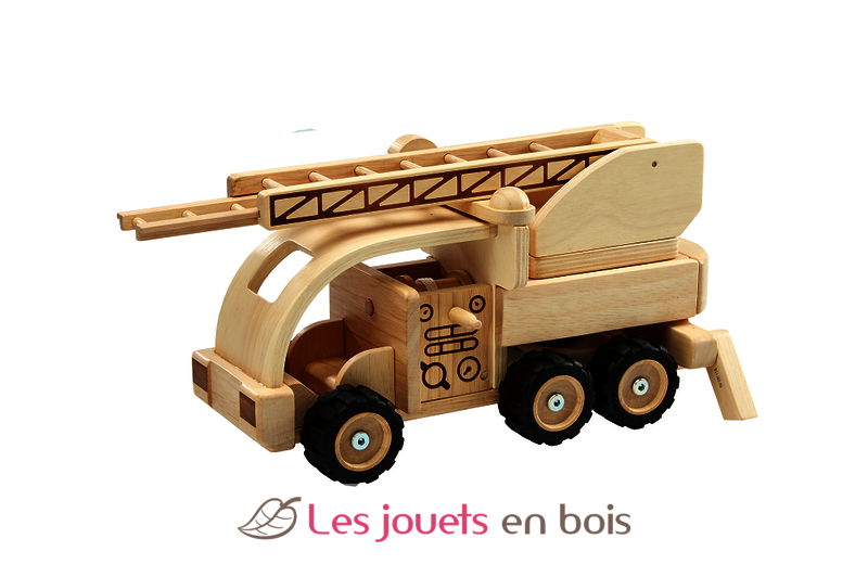Feuerwehrauto aus Holz – Limited Edition - von PlanToys, Ref. PT6122.